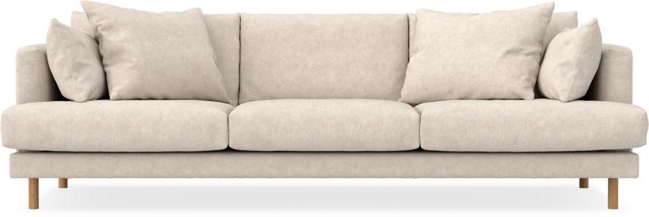 Harper - 4-sits soffa - Vit