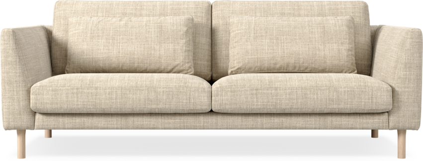 Willow - 3-sits soffa, fast klädsel - Beige
