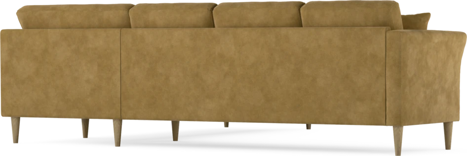 Eden - Hörnsoffa, 3+3-sits - Gul
