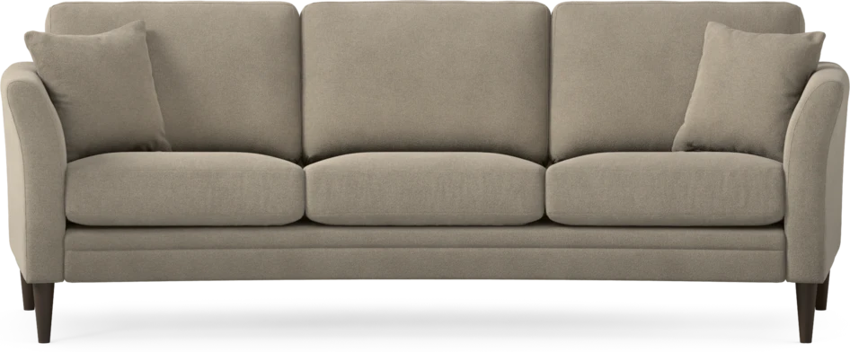 Eden - 3-sits soffa svängd - Beige