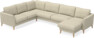 Bridge - Hörnsoffa, 2+3-sits med schäslong höger - Beige