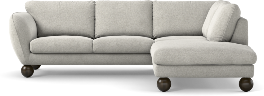 Madison Lux - 2-sits soffa med divan höger - Grå