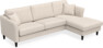 Eden - 2,5-sits soffa med schäslong - Beige