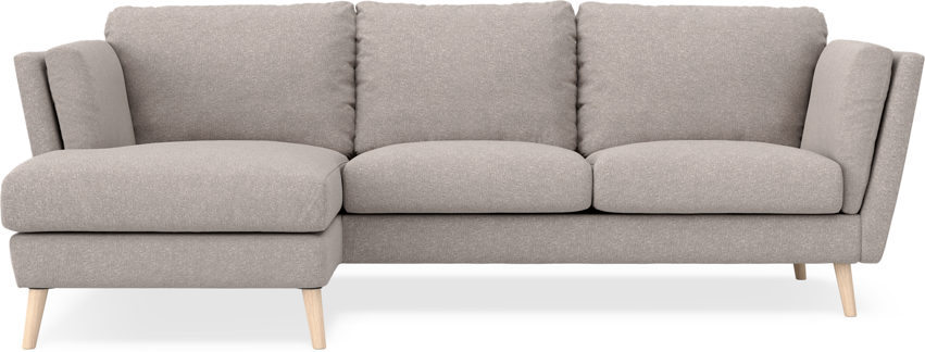 Madison Lux - 2-sits soffa med schäslong vänster - Beige
