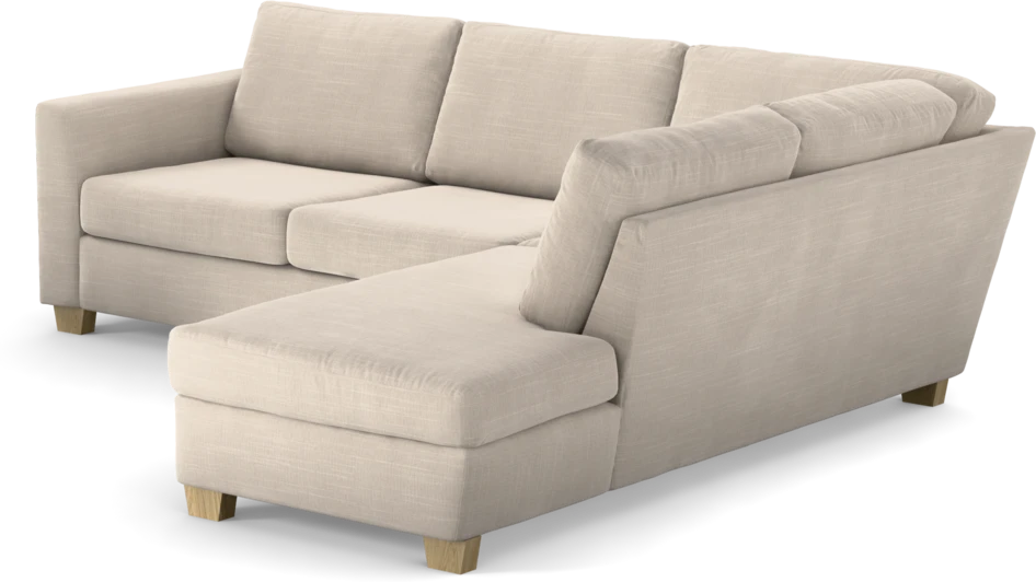 Friday - 2,5-sits soffa med divan höger - Beige