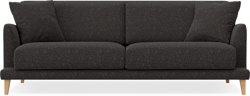 Macy Lux - 3-sits soffa - Svart