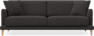 Macy Lux - 3-sits soffa - Svart