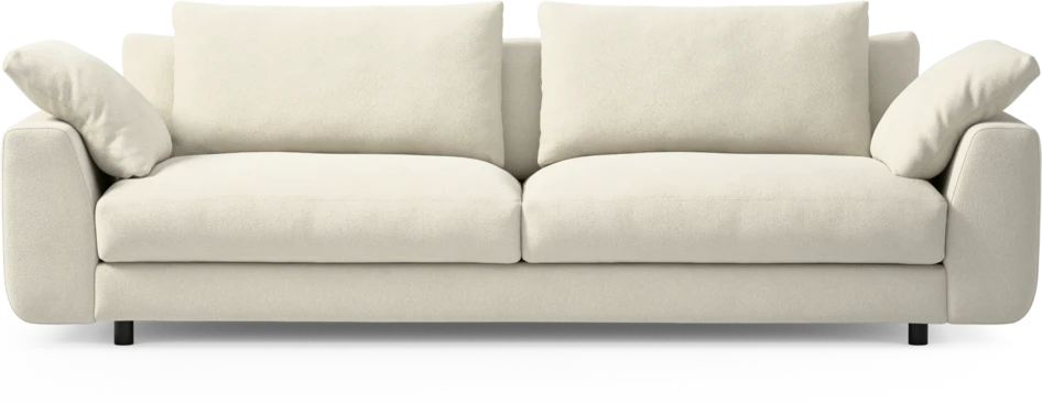 Amie - 4-sits soffa - Vit
