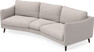 Madison - 3-sits soffa svängd, 90 cm - Grå