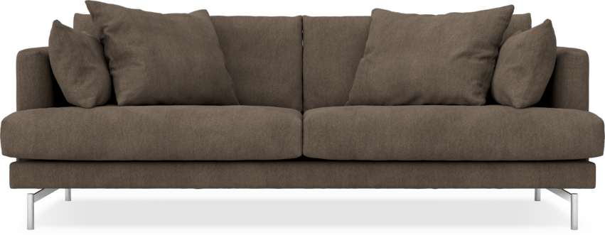 Harper - 3-sits soffa - Brun