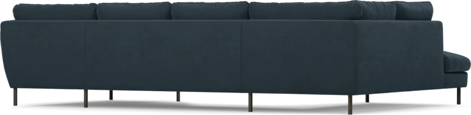 Madison - 2-sits soffa med divan vänster och schäslong höger - Blå