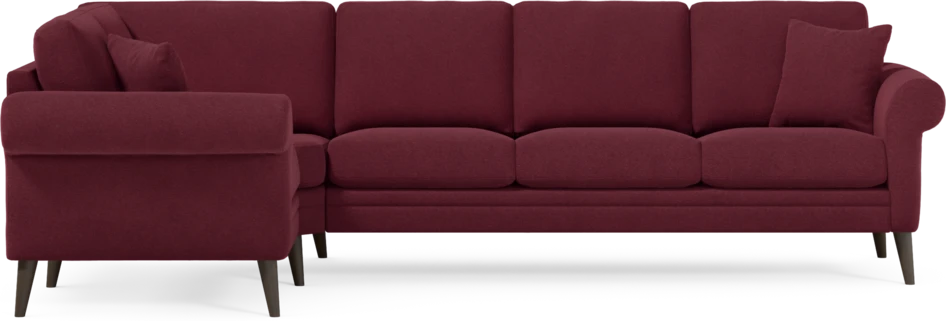Eden - Hörnsoffa, 1+3-sits - Röd