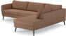 County - 2,5-sits soffa med divan höger - Orange