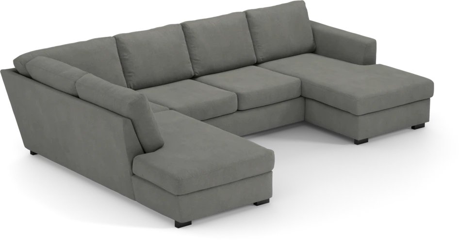 Friday - 3-sits soffa med divan vänster och schäslong höger - Grå