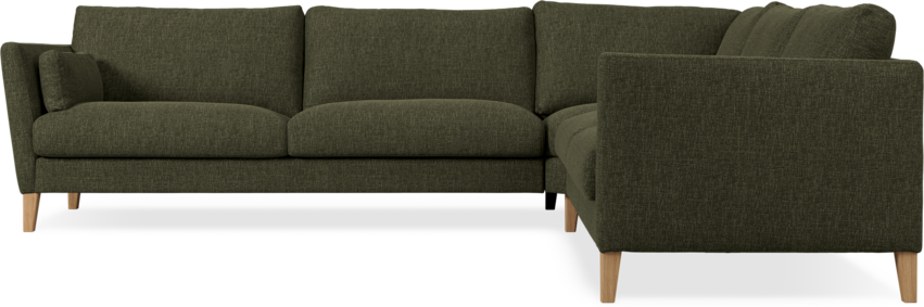 Winston - Hörnsoffa, 3+2-sits - Grön