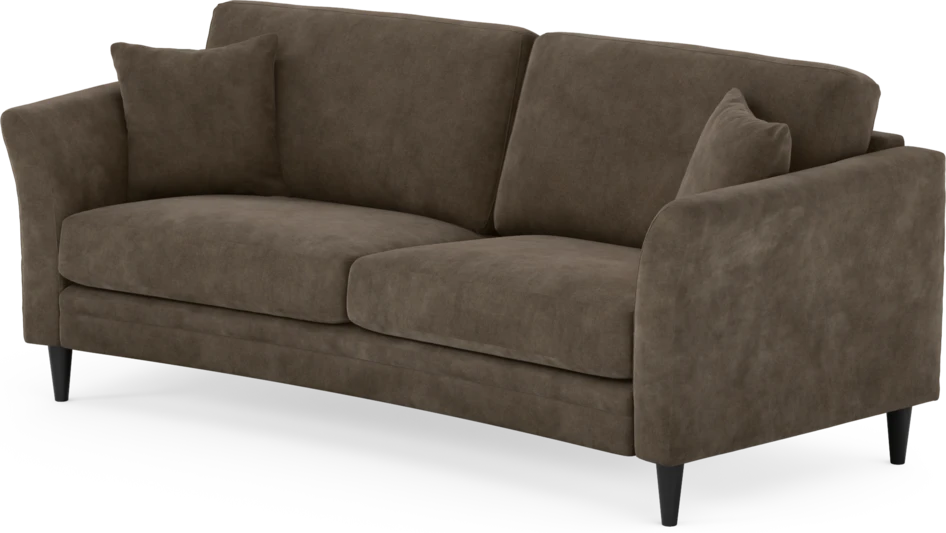 Eden - 2,5-sits soffa svängd - Brun
