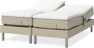 Roma Family - Ställbar säng, dubbelsäng med bäddmadrass, B 160-180 - Beige