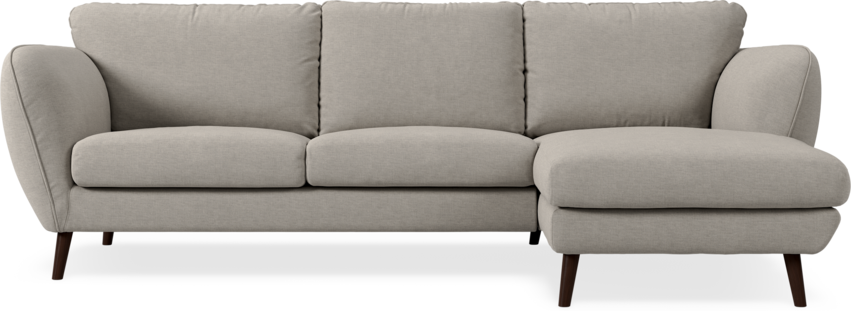 Madison Lux - 2-sits soffa med schäslong höger - Beige