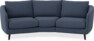 Madison - 3-sits soffa svängd, 70 cm - Blå