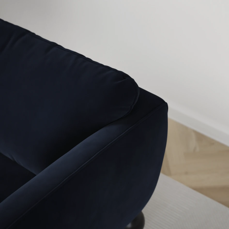 Madison Lux - 2-sits soffa - Blå