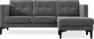 Rio - 3-sits soffa med schäslong höger - Grå