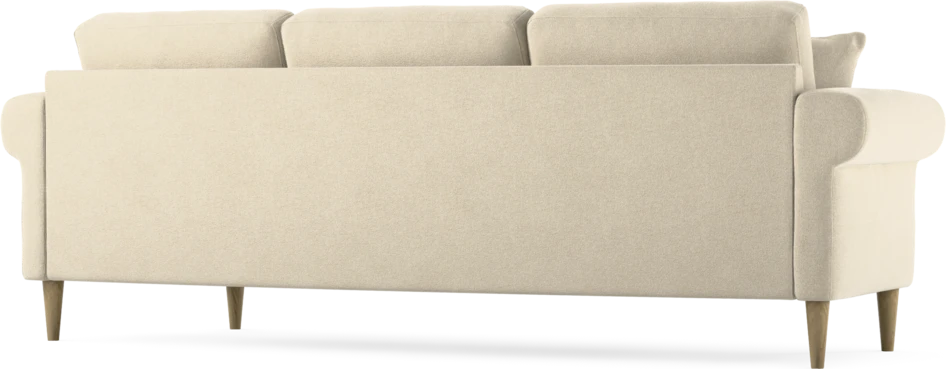 Eden - 3-sits soffa svängd - Beige