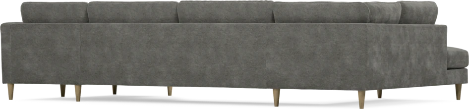 Bridge - 3-sits soffa med divan vänster och schäslong höger - Grå