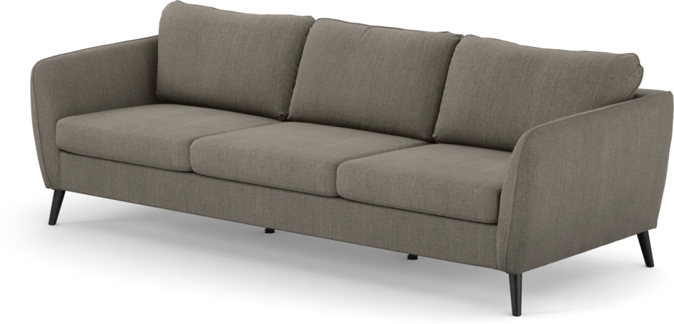 County - 3-sits soffa - Brun