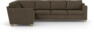 Friday - Hörnsoffa, 2+3-sits - Brun