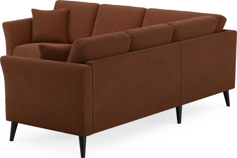 Eden - Hörnsoffa, 2+2-sits - Orange