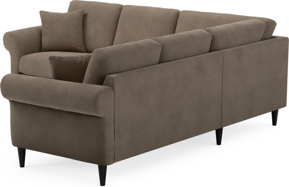 Eden - Hörnsoffa, 2+2-sits - Brun