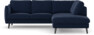 Madison - 2-sits soffa med divan höger - Blå