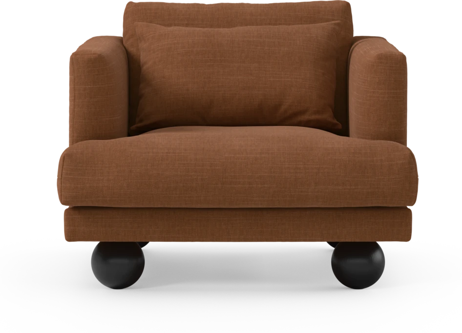 Harper - Fåtölj, 75 cm - Orange