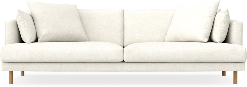 Harper - 4-sits soffa - Vit