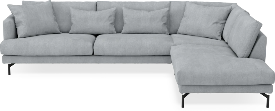 Harper - 3-sits soffa med divan höger - Grå