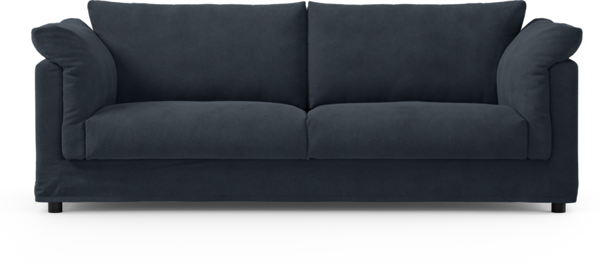 Cherrie - 3-sits soffa med kappa - Blå