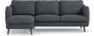 Madison Lux - 2-sits soffa med schäslong vänster - Vit
