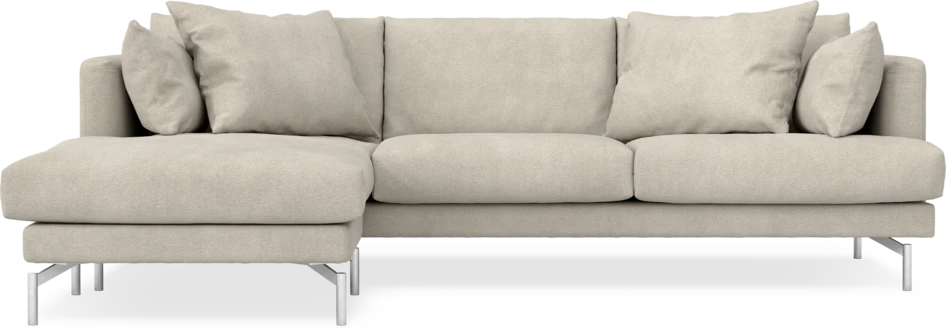 Harper - 4-sits med schäslong vänster - Beige