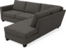 Friday - 2,5-sits soffa med divan höger - Grå