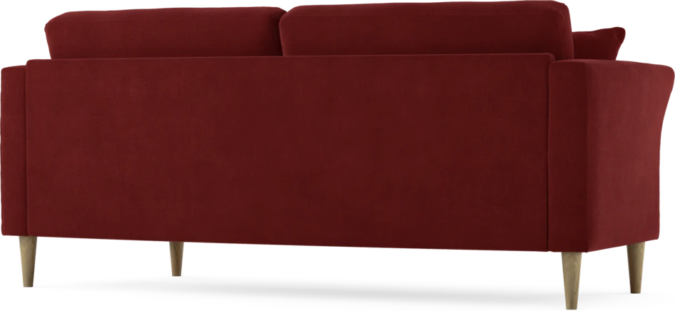 Eden - 2,5-sits soffa svängd - Röd