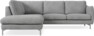 Madison Lux - 2-sits soffa med divan vänster - Vit