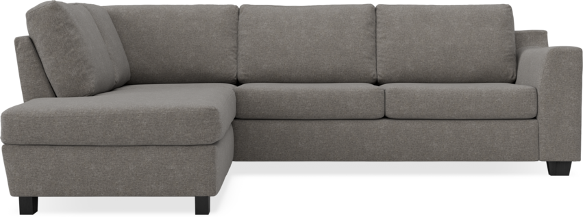 Friday - 2,5-sits soffa med divan vänster - Grå