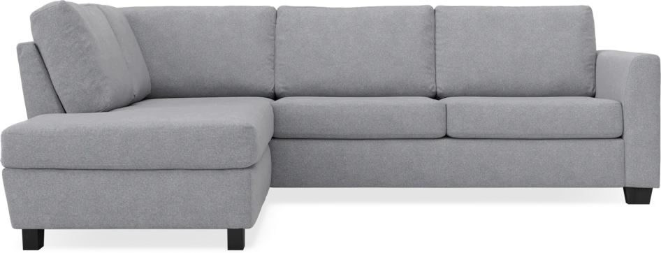 Friday - 2,5-sits soffa med divan vänster - Grå