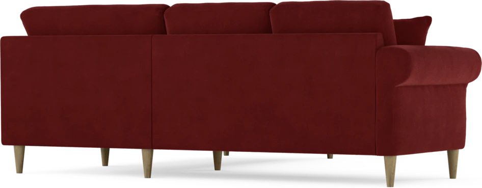 Eden - Hörnsoffa, 2+2-sits - Röd