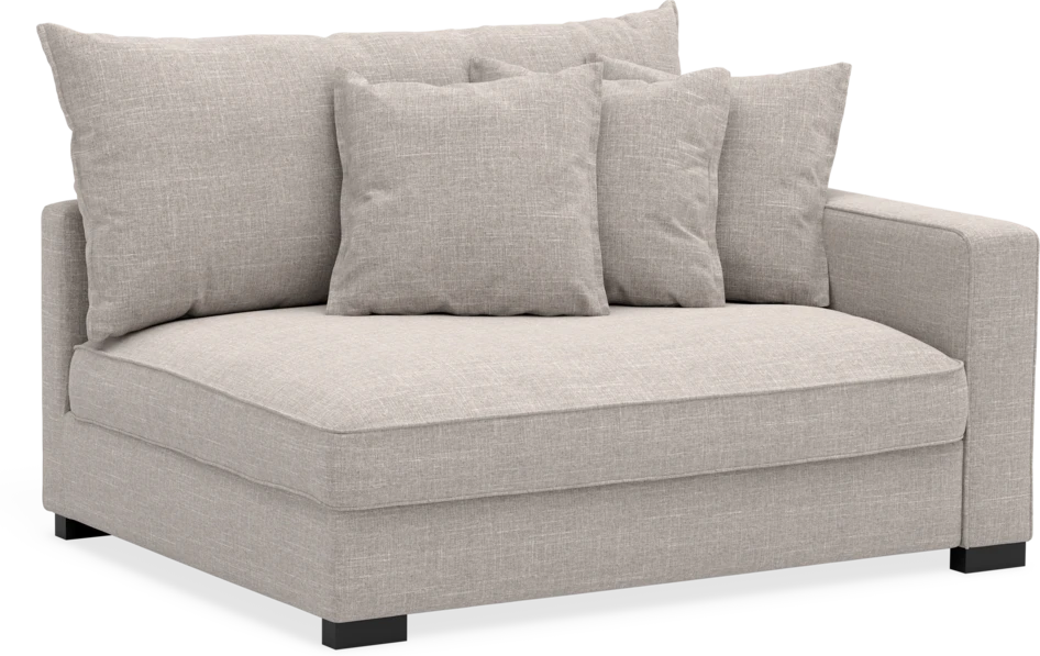 Rossi - 2-sits med armstöd höger - Beige