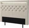 New York led - Sänggavel, 90-210 cm - Beige