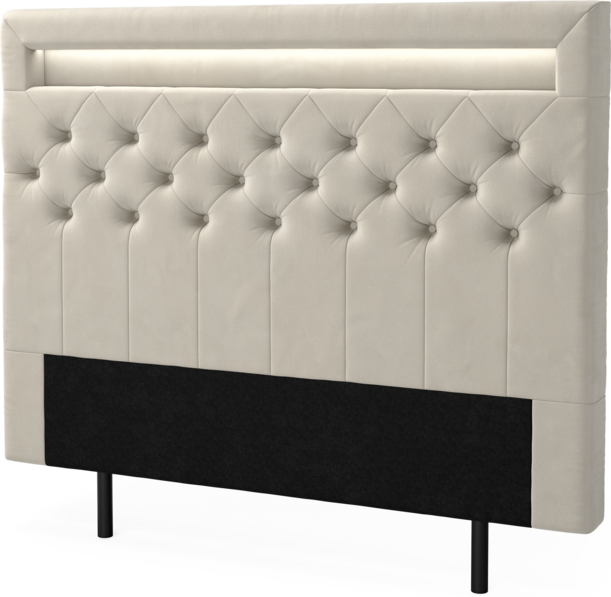 New York led - Sänggavel, 90-210 cm - Beige