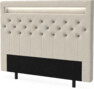 New York led - Sänggavel, 90-210 cm - Beige