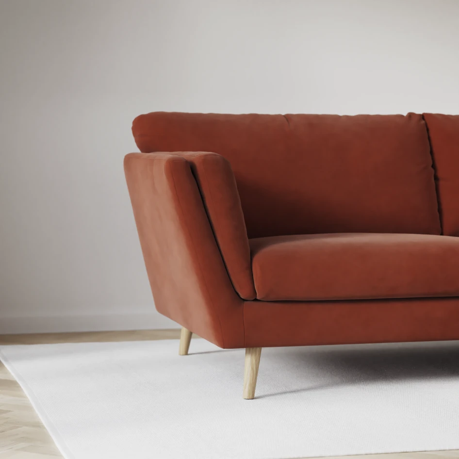 Madison Klädsel - Klädsel till 2-sits soffa - Röd