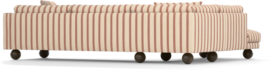 Harper - 3-sits soffa med divan vänster - Flerfärgad